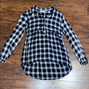 Long Sleeved Aeropostale Plaid Top